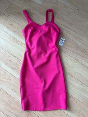 Charlotte Russe Hot Pink Bodycon Dress